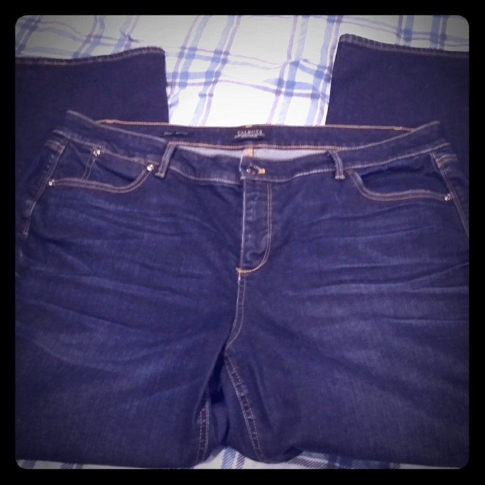 Talbots Dark Wash Flawless 5 Pocket Jeans 20WP